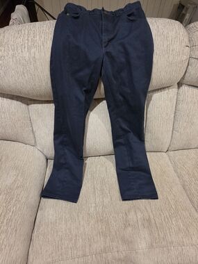 Vintage Lee Riders High Waisted Jeans Dark Wash Denim Straight Leg Women Size 28
